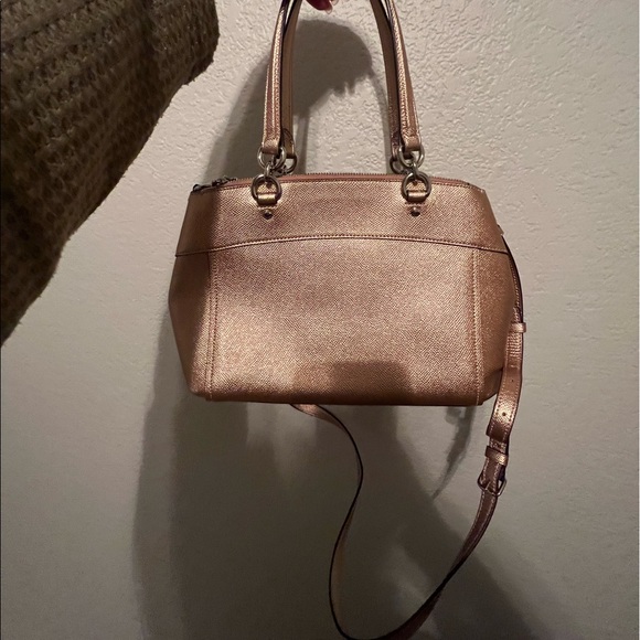 Authentic Coach Purse in Metallic Bronze - Picture 3 of 7